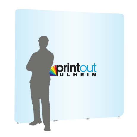 Pop-Up Faltwand | 3 x 3 Felder gerade | einseitig bedruckt