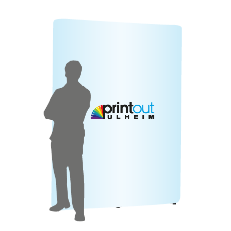 Pop-Up Faltwand | 2 x 3 Felder gerade | einseitig bedruckt