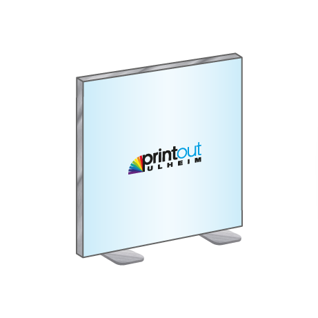 Textilspannrahmen freistehend | B 200 cm x H 200,5 cm | bedruckt