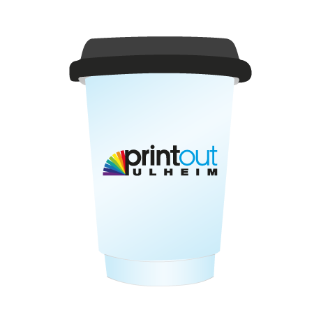 Pappbecher to Go BIO | 400 ml doppelwandig | rundum bedruckt