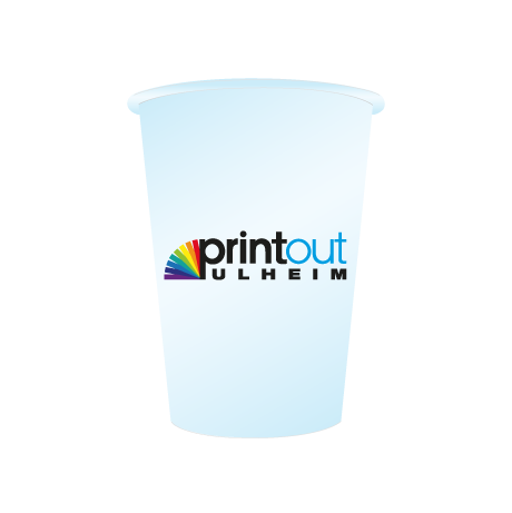 Pappbecher BIO | 350 ml einwandig | rundum bedruckt