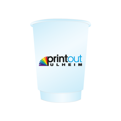 Pappbecher BIO | 200 ml doppelwandig | rundum bedruckt